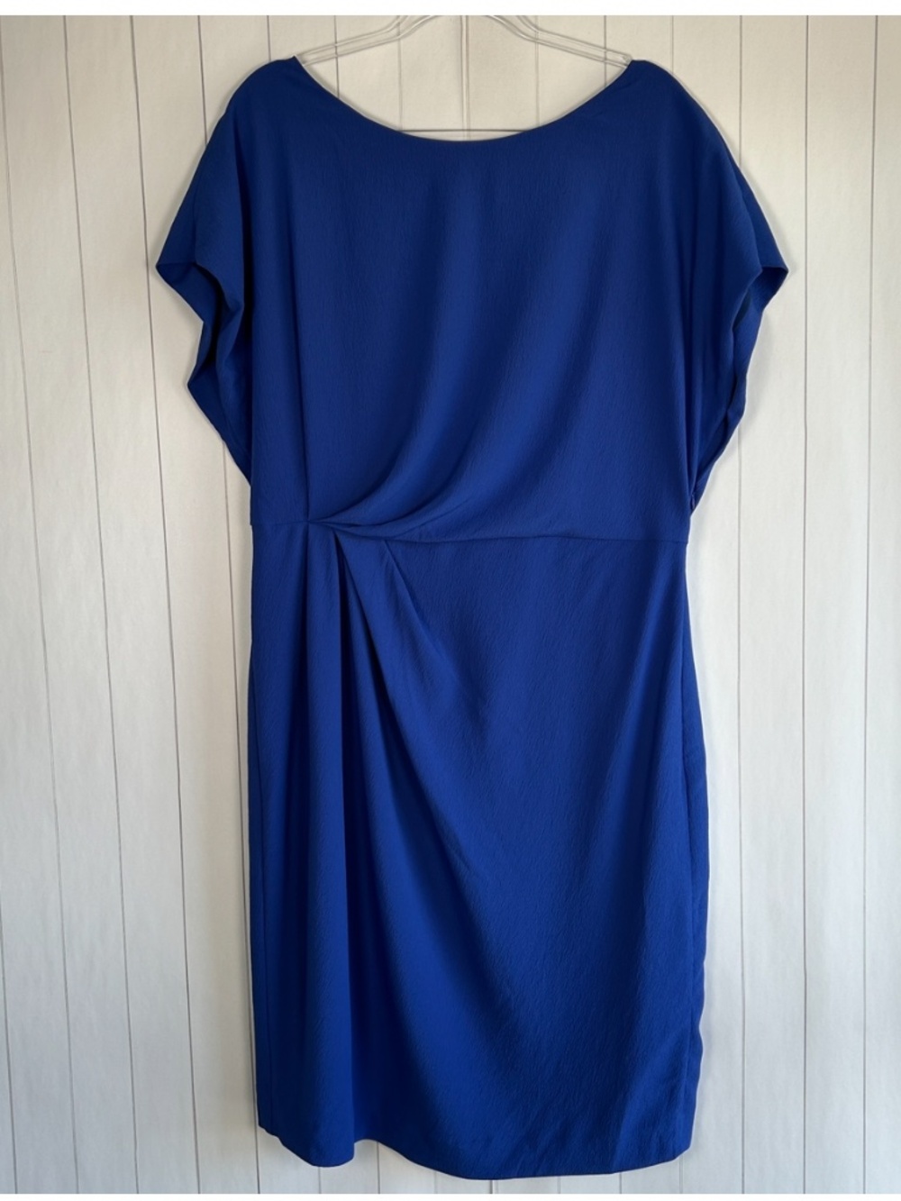 MM Lafleur size 16 Jillian 1.0 Dress eco heavy soft wave royal blue midi NEW